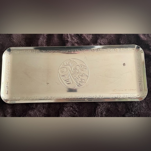 Clarence Wells - Haidi design silver serving tray in good condition - Picture 1 of 6
